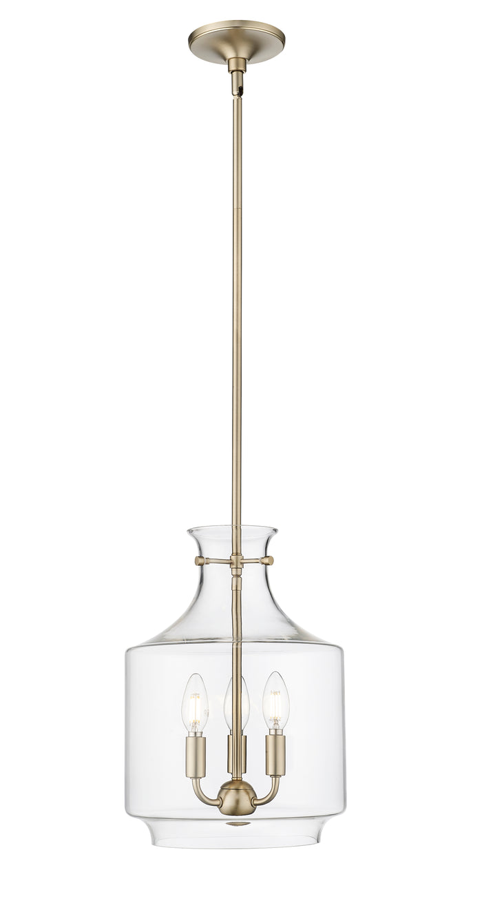 15.5'' Mahannah Modern Gold 3 Light Pendant