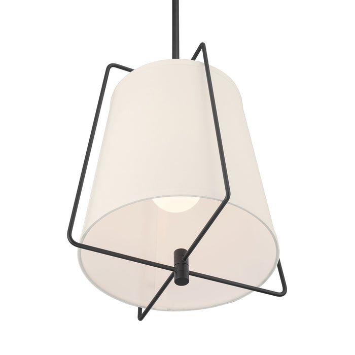 15.5'' Vellinor Matte Black 1 Light Pendant