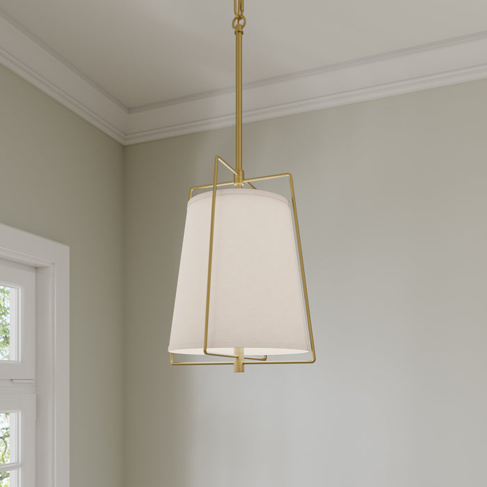 15.5'' Vellinor Vintage Brass 1 Light Pendant