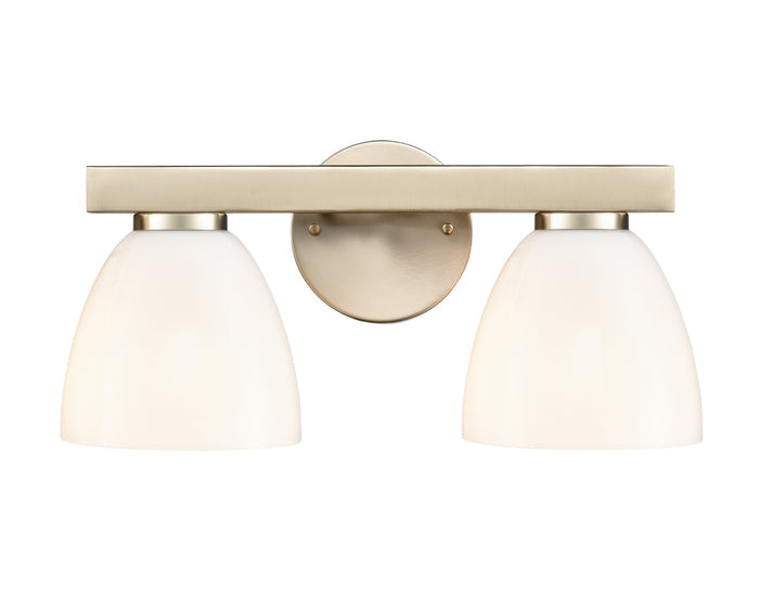 15.75'' Apria Modern Gold 2 Light Bath Vanity
