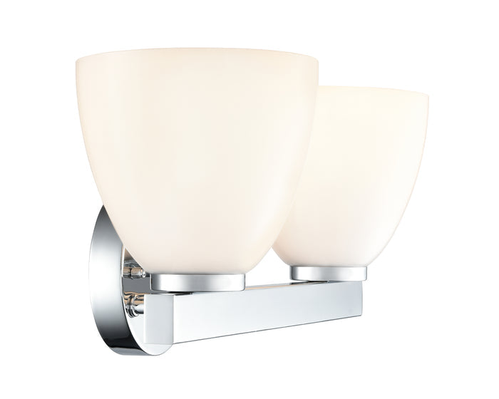 15.75'' Apria Polished Chrome 2 Light Bath Vanity