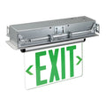 15.75-inch Green Single Face Exit Sign