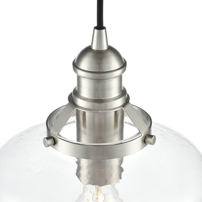 15.75'' Khrisa Brushed Nickel 1 Light Pendant
