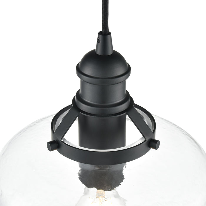 15.75'' Khrisa Matte Black 1 Light Pendant