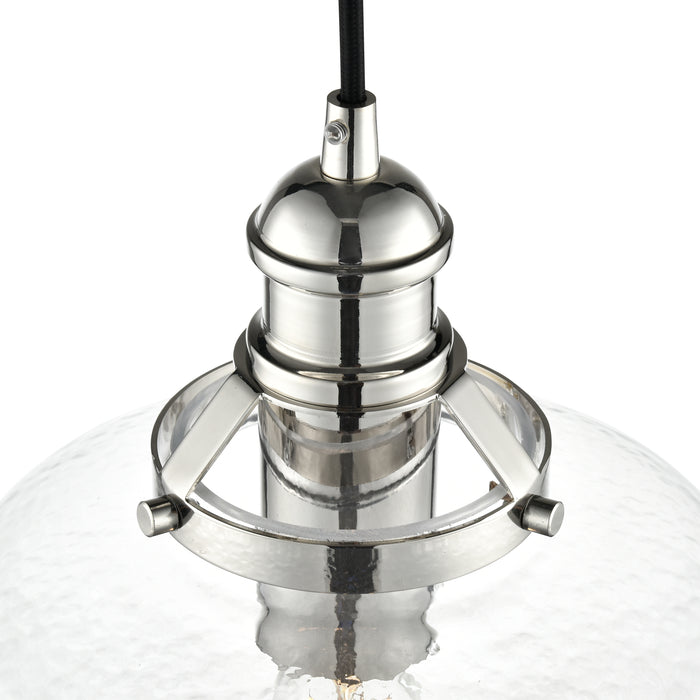 15.75'' Khrisa Polished Nickel 1 Light Pendant