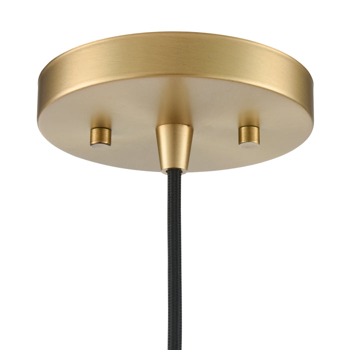 15.75'' Khrisa Vintage Brass 1 Light Pendant