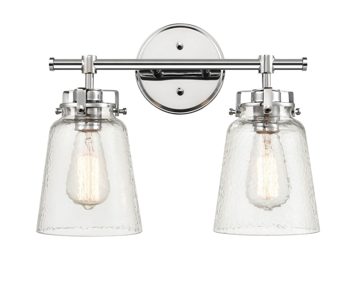 16'' Amberose Chrome 2 Light Bath Vanity