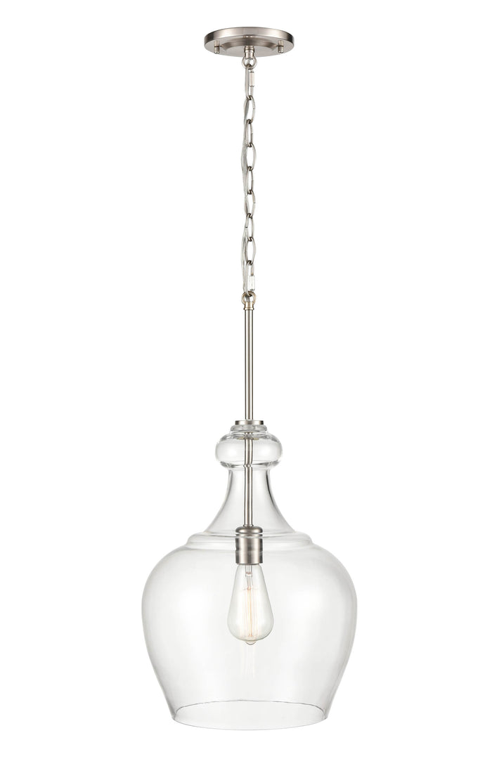 16'' Corra Brushed Nickel 1 Light Pendant