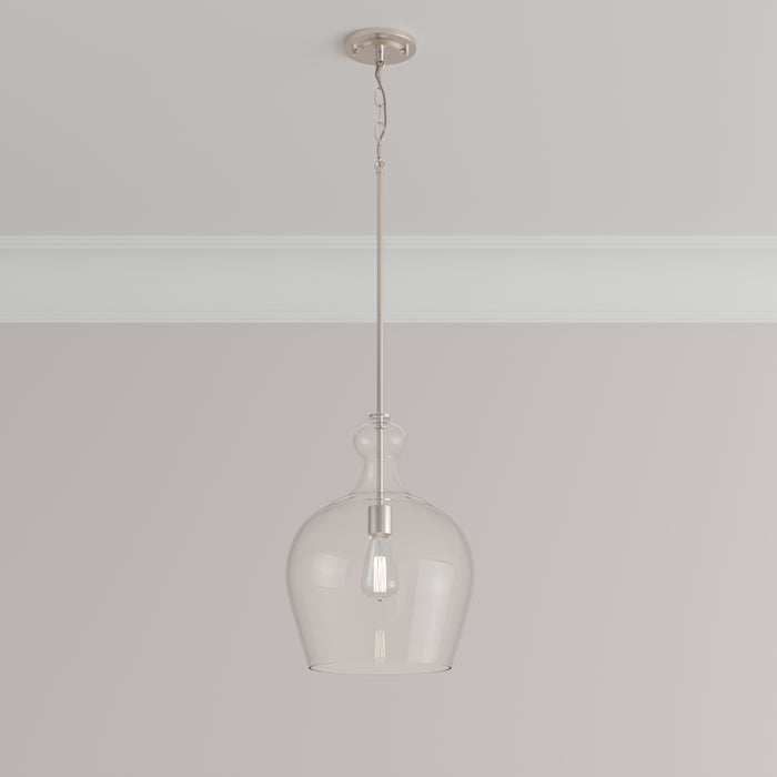 16'' Corra Brushed Nickel 1 Light Pendant