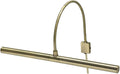 16-inch Advent Antique Brass in-Line Switch Plug-In Picture Light