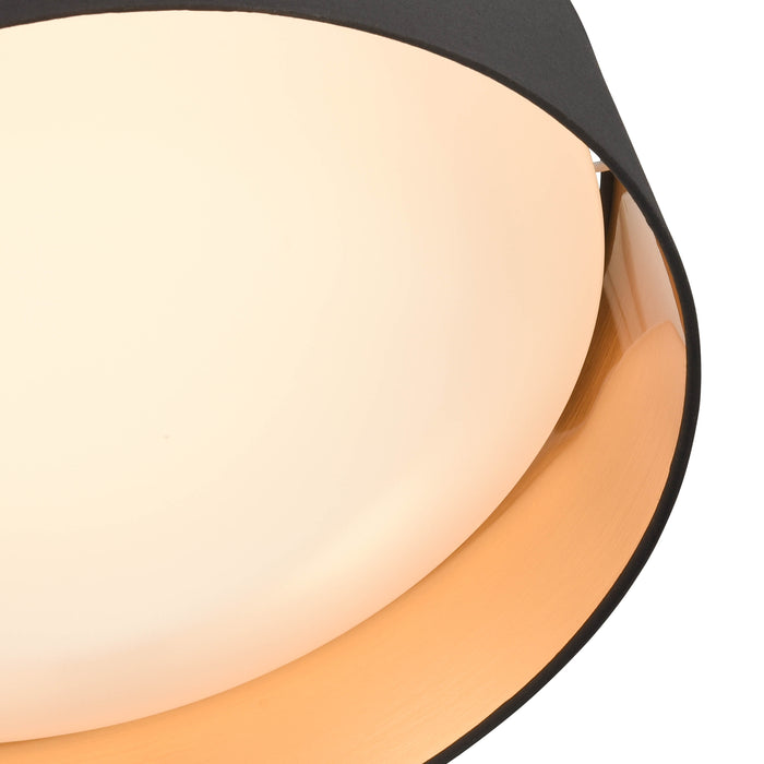 16-inch Rosata Burnished Gold Flush Mount Ceiling Light