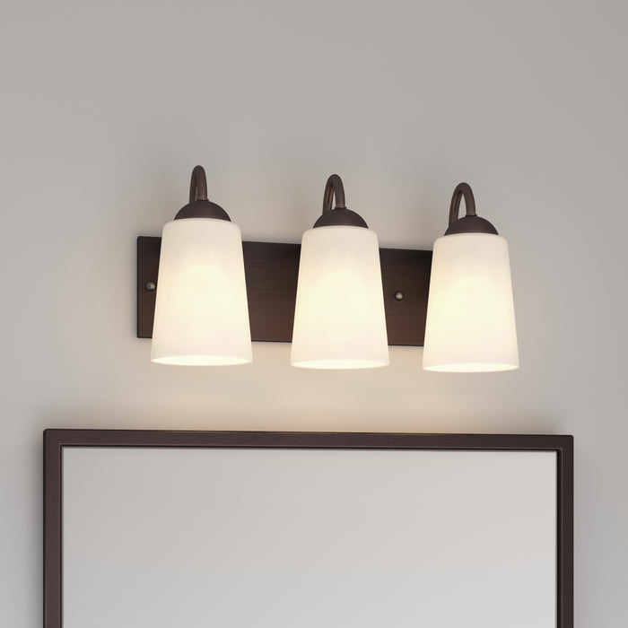 16'' Ivey Lake Rubbed Bronze 3 Light Bath Vanity
