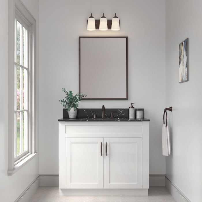 16'' Ivey Lake Rubbed Bronze 3 Light Bath Vanity