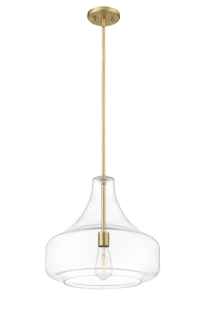 16'' Madelynn Vintage Brass 1 Light Pendant