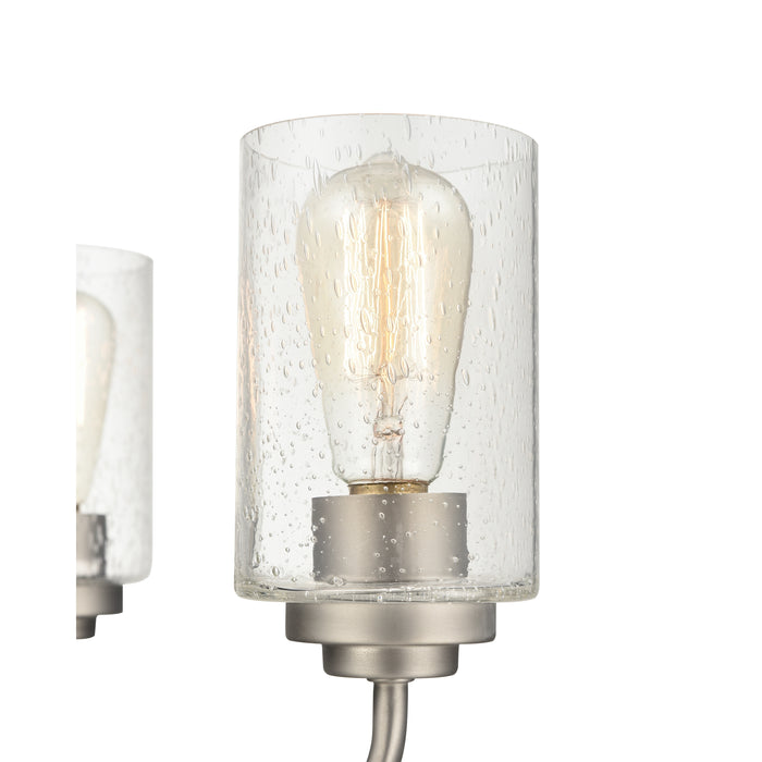 16'' Moven Satin Nickel 3 Light Chandelier