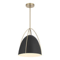 16'' Pomelle Matte Black 1 Light Pendant