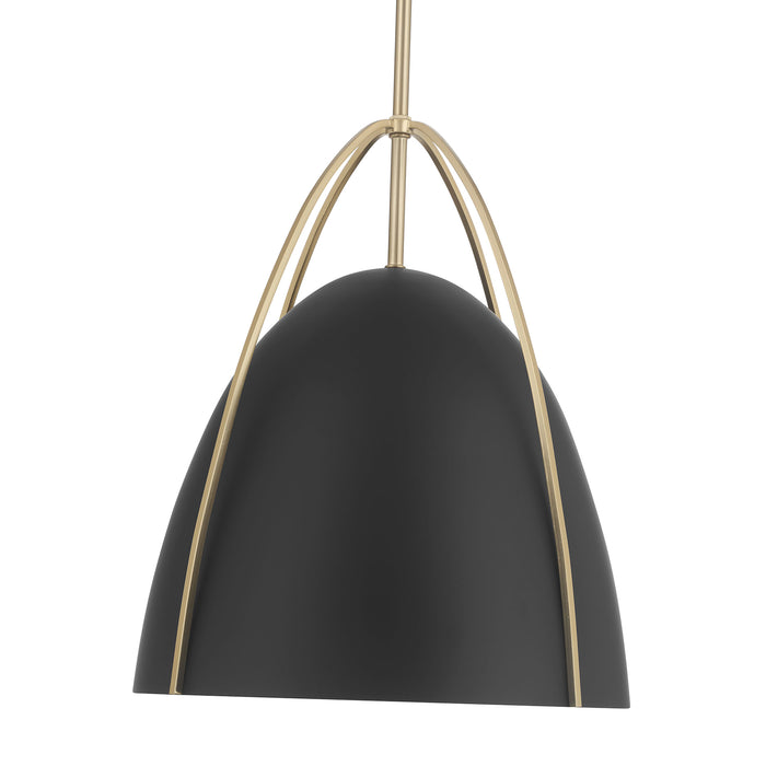 16'' Pomelle Matte Black 1 Light Pendant