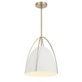 16'' Pomelle Matte White 1 Light Pendant