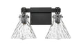 16.25'' Barlon Matte Black 2 Light Bath Vanity