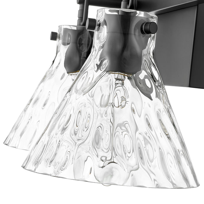 16.25'' Barlon Matte Black 2 Light Bath Vanity