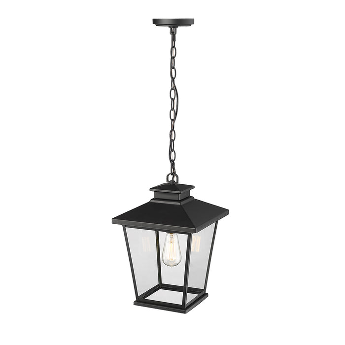 16.3'' Bellmon Powder Coated Black 1 Light Hanging Lantern