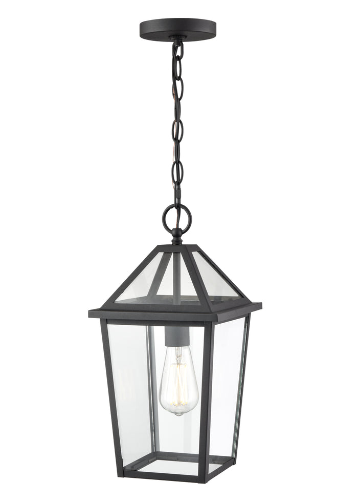 16.38'' Eston Textured Black 1 Light Hanging Lantern