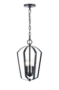 16.75'' Ivey Lake Matte Black 3 Light Pendant