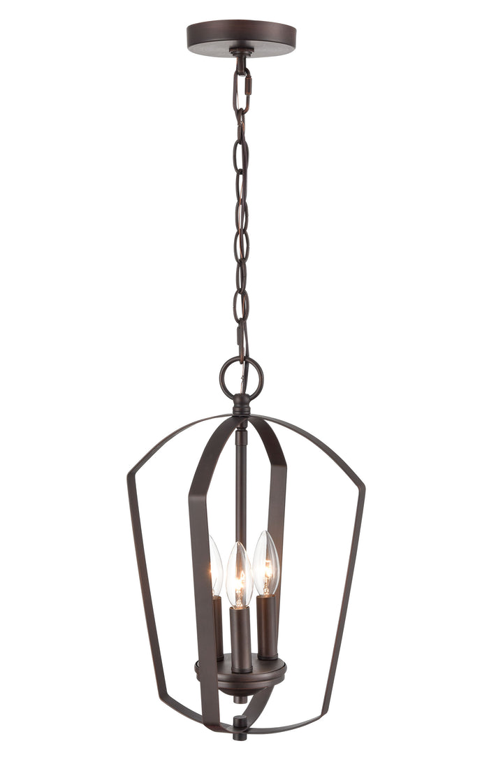 16.75'' Ivey Lake Rubbed Bronze 3 Light Pendant