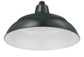 17'' Satin Green Metal R Series Warehouse Shade
