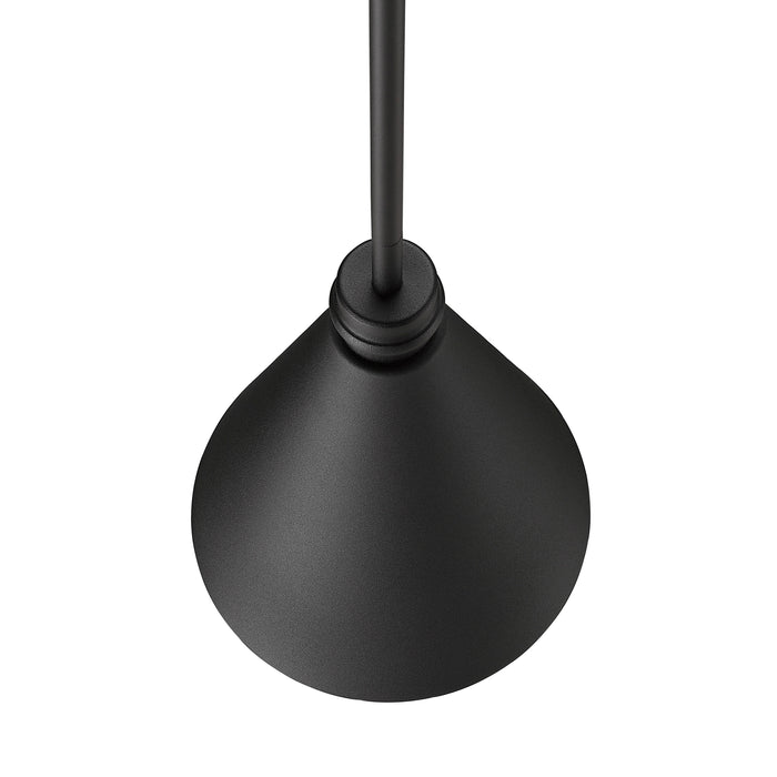 17.5'' Axston Textured Black 1 Light Hanging Lantern
