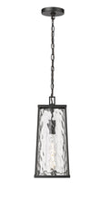 17.5'' Dutton Powder Coated Black 1 Light Hanging Lantern
