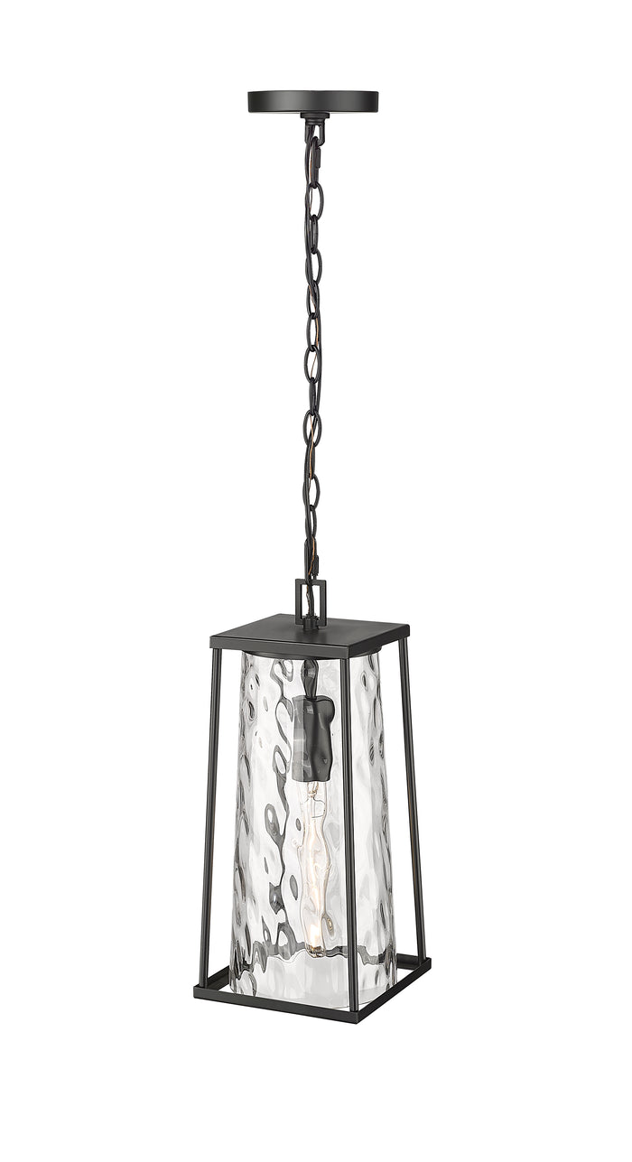 17.5'' Dutton Powder Coated Black 1 Light Hanging Lantern