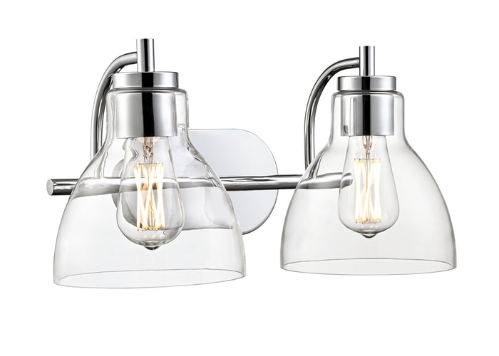 17.5'' Knightsdale Chrome 2 Light Bath Vanity