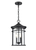 17.5'' Namath Textured Black 2 Light Hanging Lantern