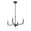 17.5'' Viremont Matte Black 4 Light Chandelier