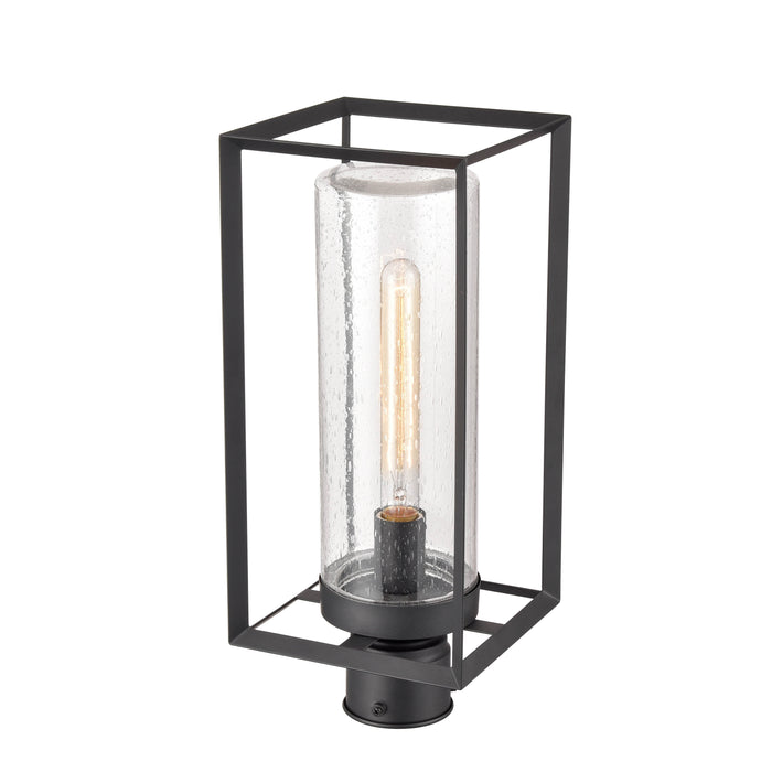 17.63'' Wheatland Powder Coated Black 1 Light Post Lantern