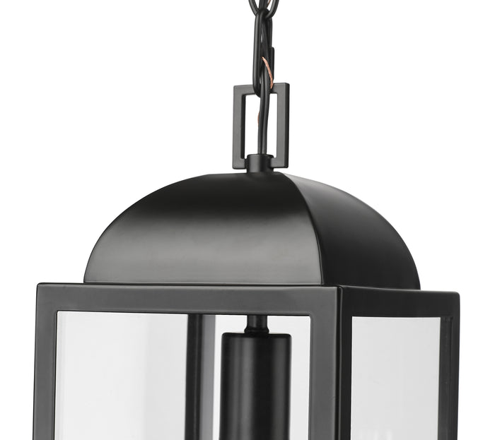 17.75'' Beaufort Powder Coated Black 1 Light Hanging Lantern