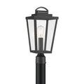 17.75'' Brenwick Powder Coated Black 1 Light Post Lantern
