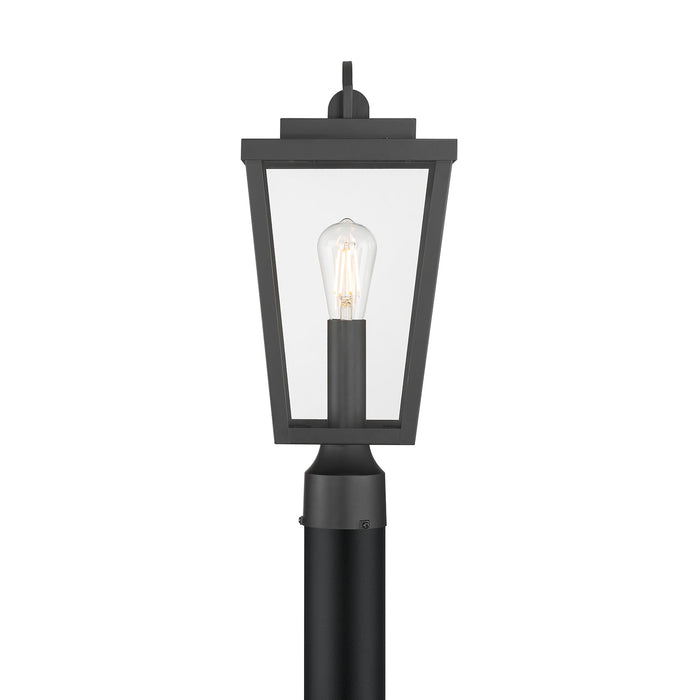 17.75'' Brenwick Powder Coated Black 1 Light Post Lantern