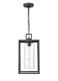 17.75'' Ellway Textured Black 1 Light Hanging Lantern