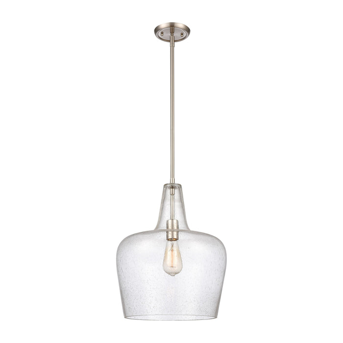 17.75'' Puckette Brushed Nickel 1 Light Pendant