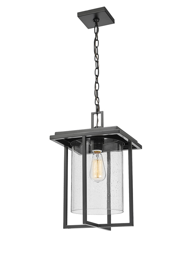 17.88'' Adair Powder Coated Black 1 Light Hanging Lantern