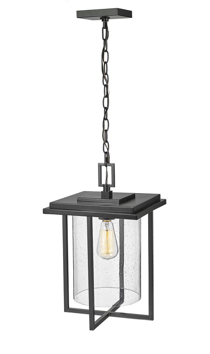 17.88'' Adair Powder Coated Black 1 Light Hanging Lantern