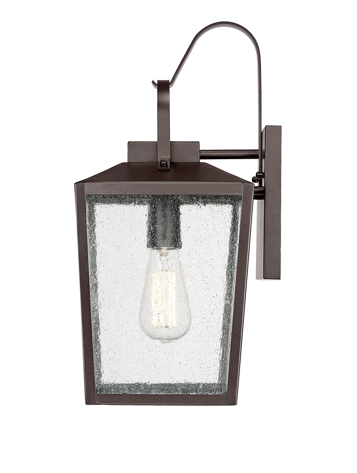 17.88-inch Devens Powder Coated Bronze 1-Light Outdoor Wall Sconce