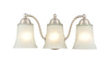 18'' Abelia Satin Nickel 3 Light Bath Vanity
