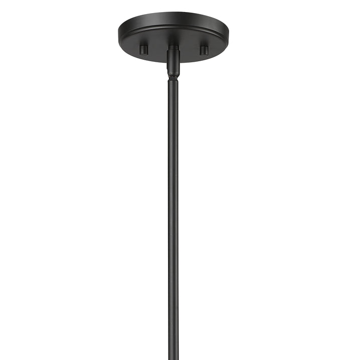 18'' Ami Matte Black 2 Light Linear Chandelier