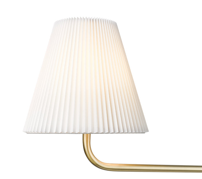 18'' Ami Vintage Brass 2 Light Linear Chandelier