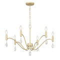 18'' Aureline Aged Silver 6 Light Chandelier