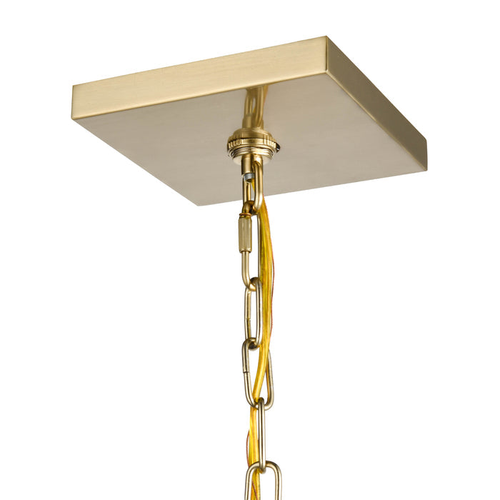18'' Corona Modern Gold 4 Light Pendant