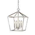 18'' Corona Satin Nickel 4 Light Pendant